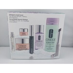 Clinique's‎ Most Love 7 Pc Gift Set. NIB. 154$ Value.
